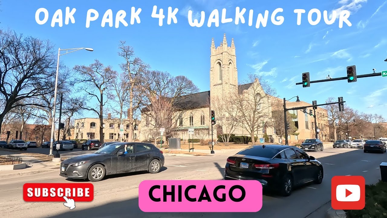 Oak Park Walking Tour | Chicago Suburbs | Houses in Oak Park | Oak Park Downtown Oak Park Illinois |