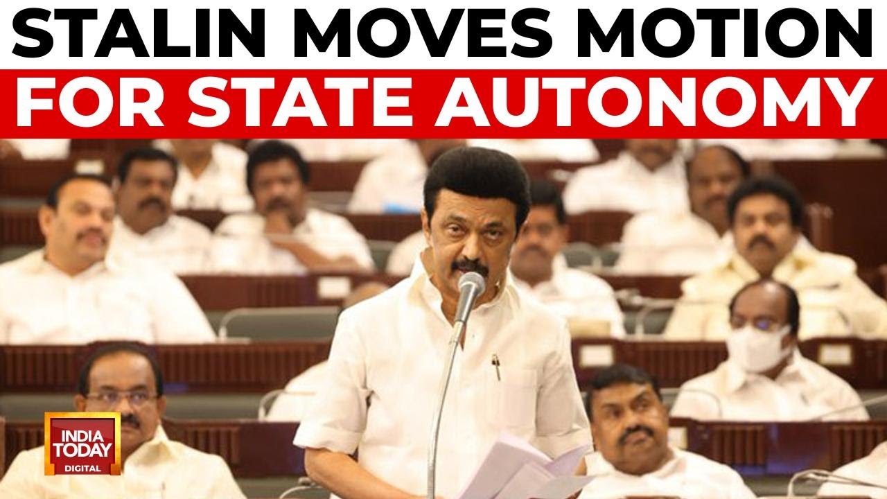 Tamil Nadu CM Moves Resolution For More State Autonomy, Sets Up High-Level Committee | India Today