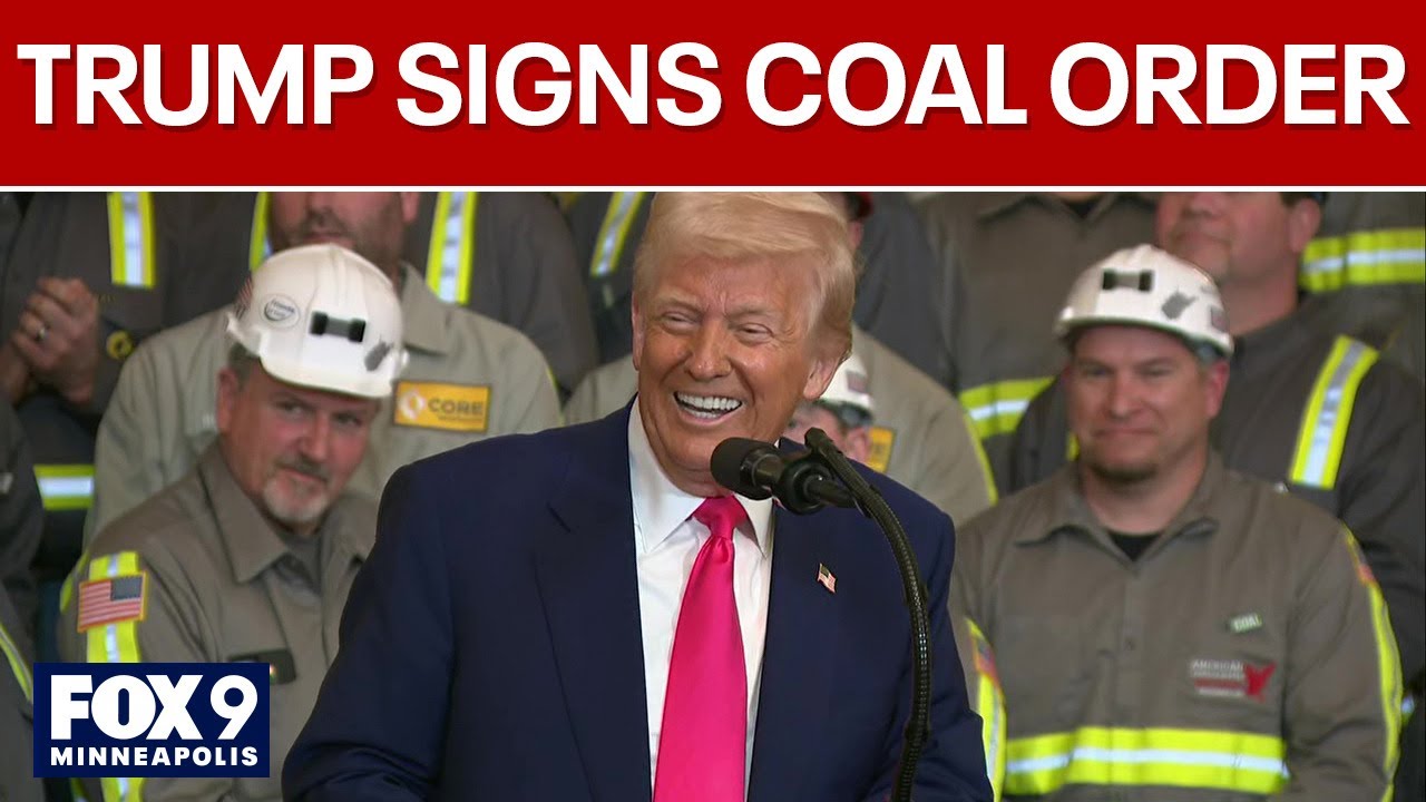 Pres. Trump joined by coal miners as he signs order [FULL]