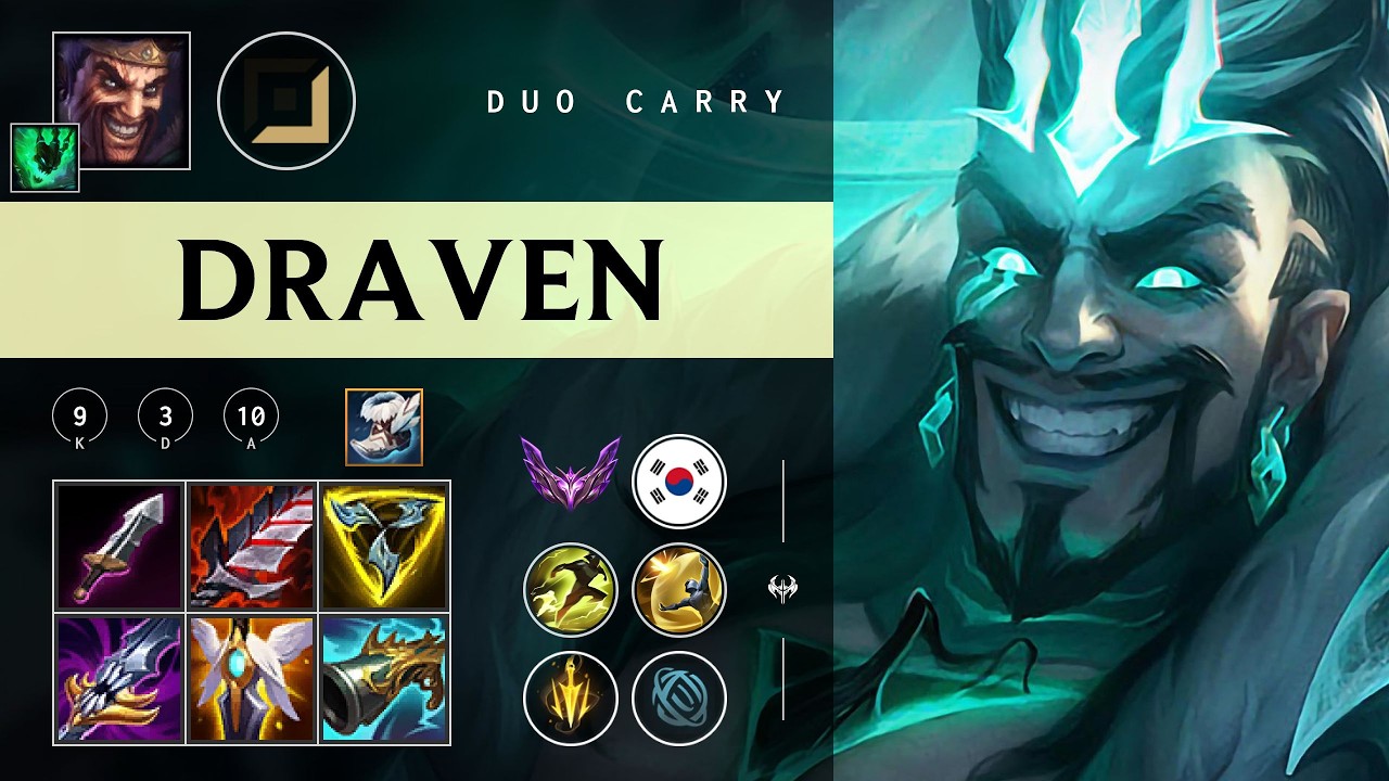 Draven ADC vs Sivir - KR Master Patch 26.04