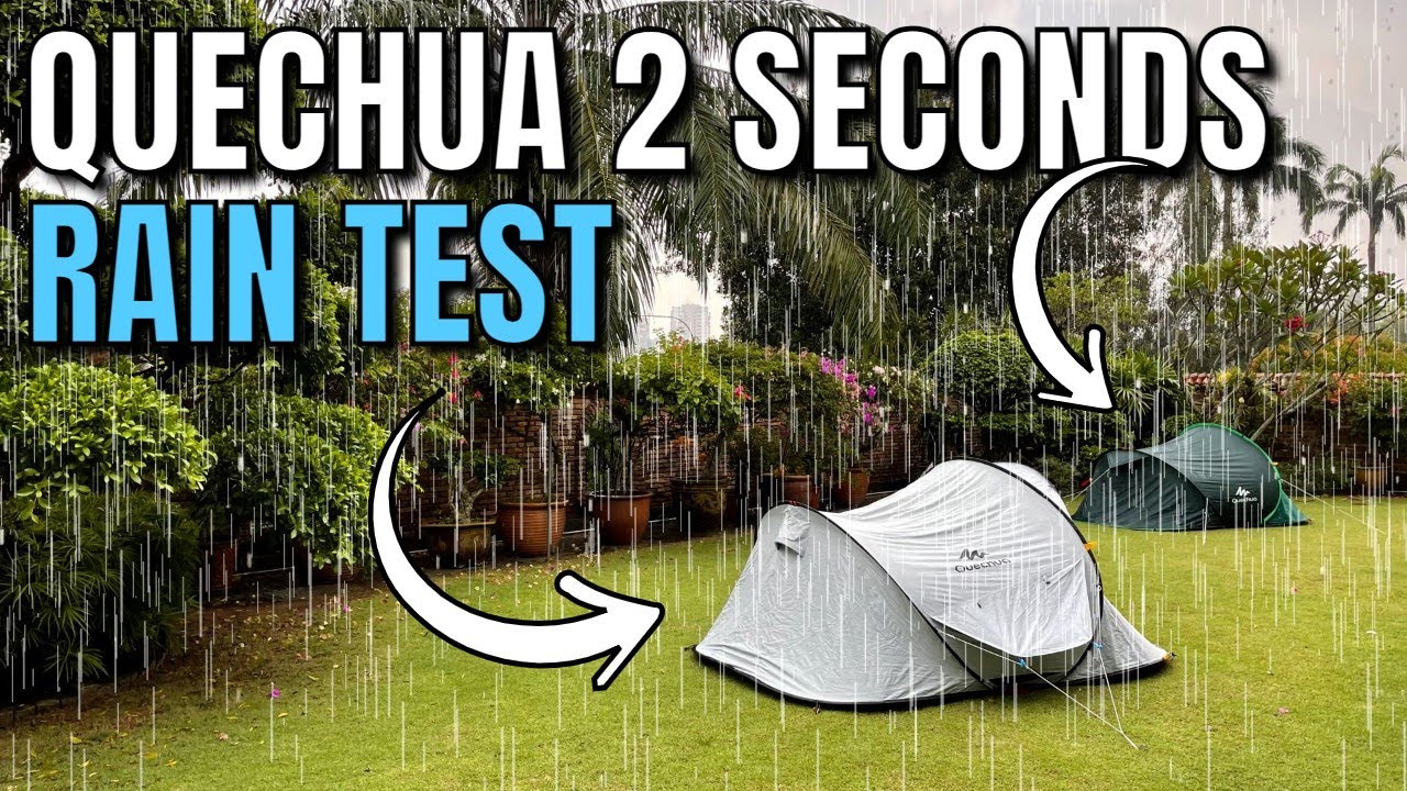 [RAIN TEST] Quechua 2 Seconds Tents