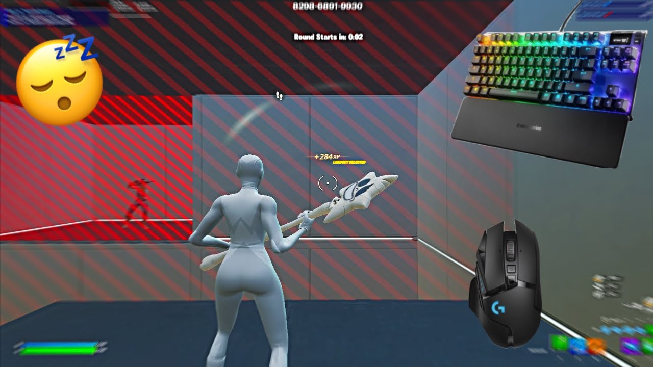 Steelseries Apex Pro TKL  ASMR Chill🤩 Piece Control 1v1🏆Satisfying Keyboard Fortnite