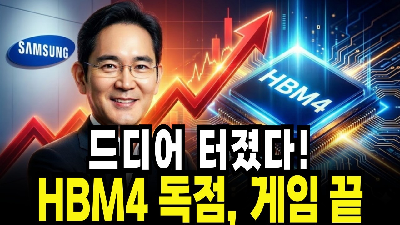 이미 판은 뒤집혔습니다. 삼성전자가 TSMC를 밟고 HBM4 전쟁 승자가 된 결정적 증거 (늦으면 평생 후회)