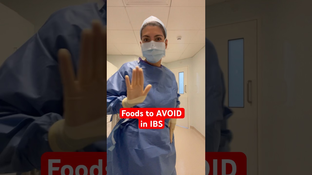 Foods to avoid in IBS #shorts #ibs #irritablebowelsyndrome #food #foodie #health #fodmaps #surgeon