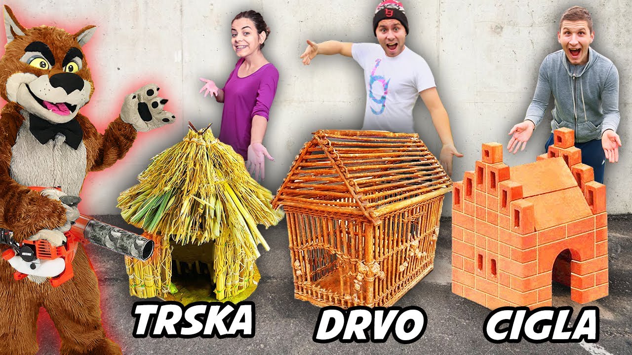KO ĆE BOLJE NAPRAVITI KUĆICU IZ BAJKE?