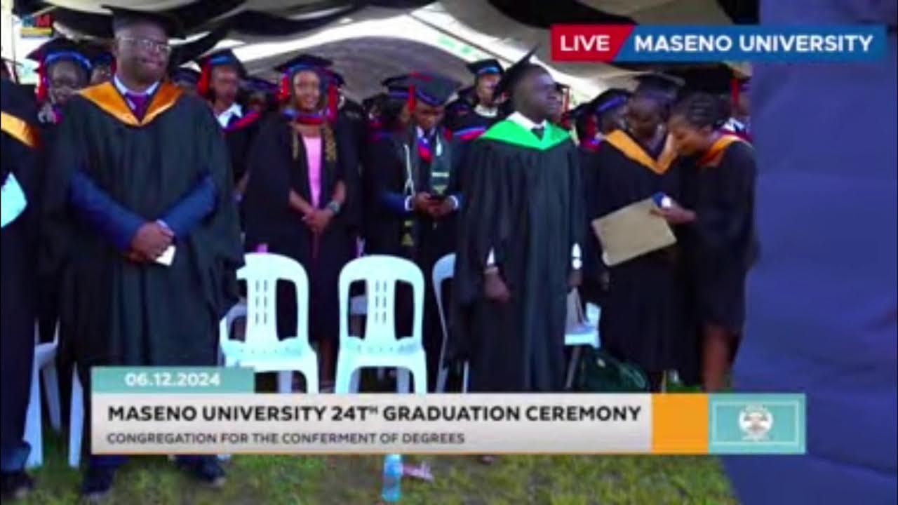 MASENO UNIVERSITY 24TH GRADUATION LIVE