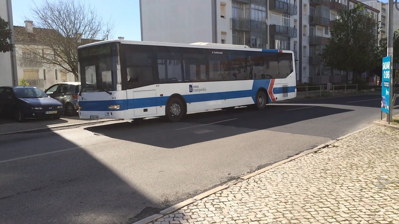 Lisboa Transportes MAN 18.280 HOCL-NL Irmãos Mota Atomic UR2002 - Bus 613 - Carreira/Line 151[1440p]