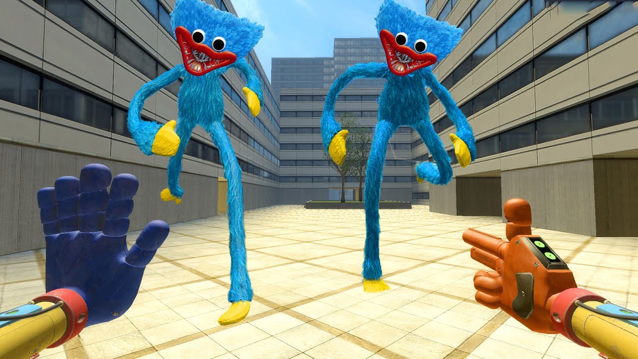 WARNING! GIANT HUGGY WUGGY FROM POPPY PLAYTIME MONSTERS BLOCK MY WAY IN THE CITY | GARRY’S MOD