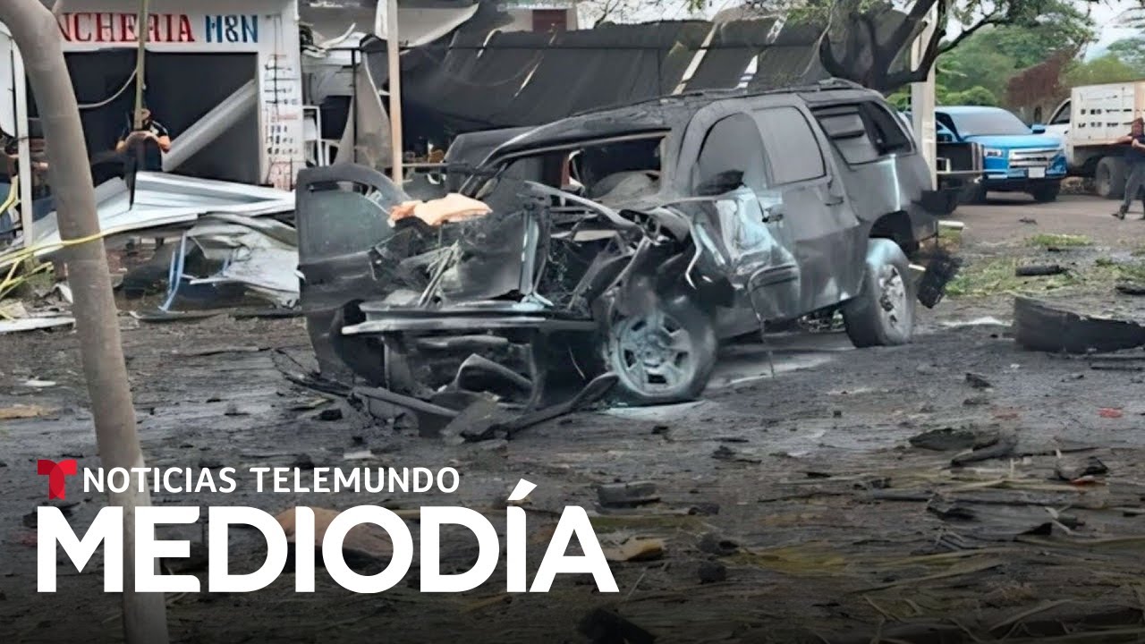 Sheinbaum dice ataque con auto bomba no será investigado como terrorismo | Noticias Telemundo