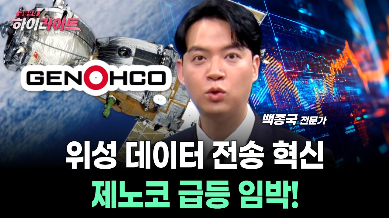 위성 데이터 전송 혁신 제노코 급등 임박!