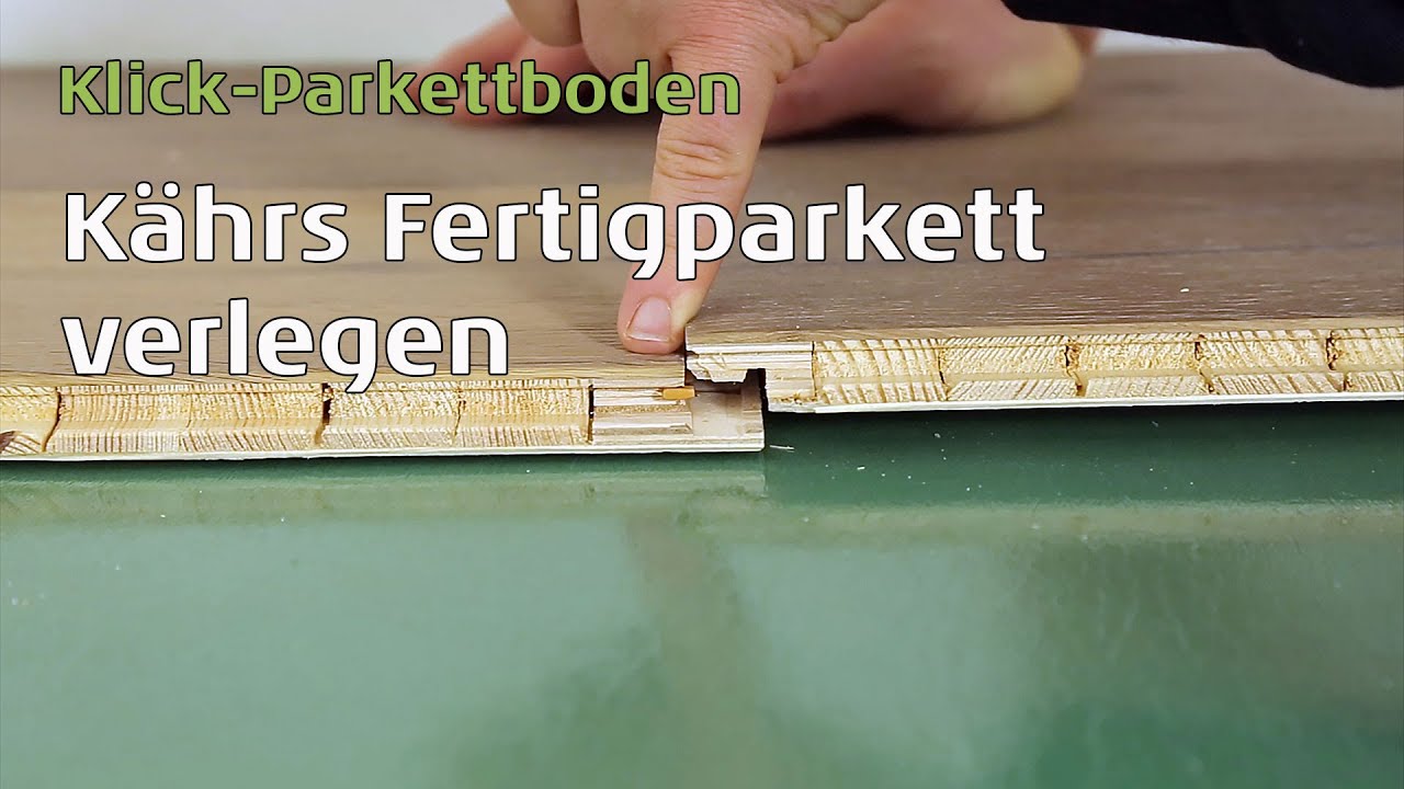 Kährs Parkett Landhausdiele verlegen.