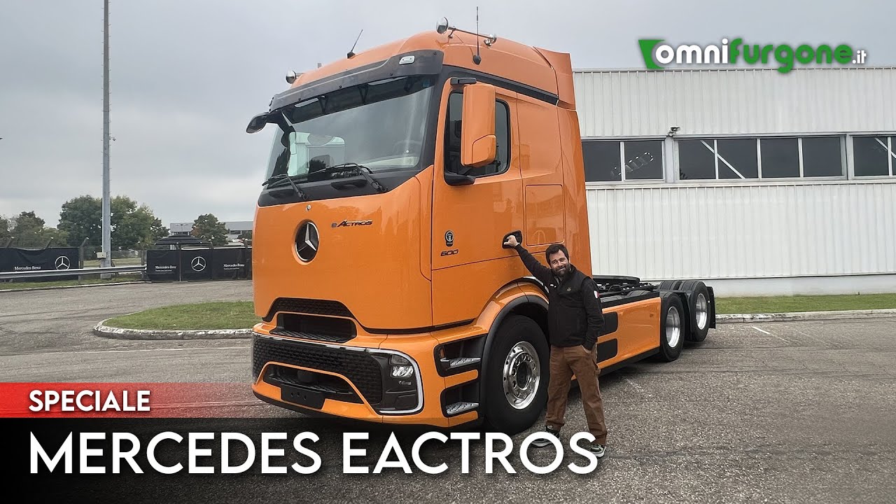 Mercedes EACTROS 600 e 400 cresce la famiglia dei CAMION elettrici della STELLA