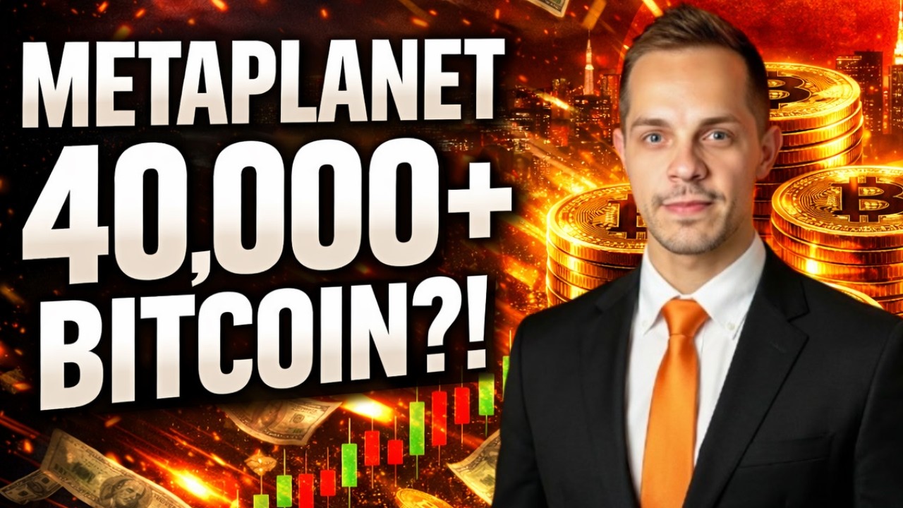 METAPLANET ПРЕОДОЛЕЛ 40 000 БИТКОИНОВ! МЕГА-ОБНОВЛЕНИЕ - БЫЧИЙ НАСТРОЙ!