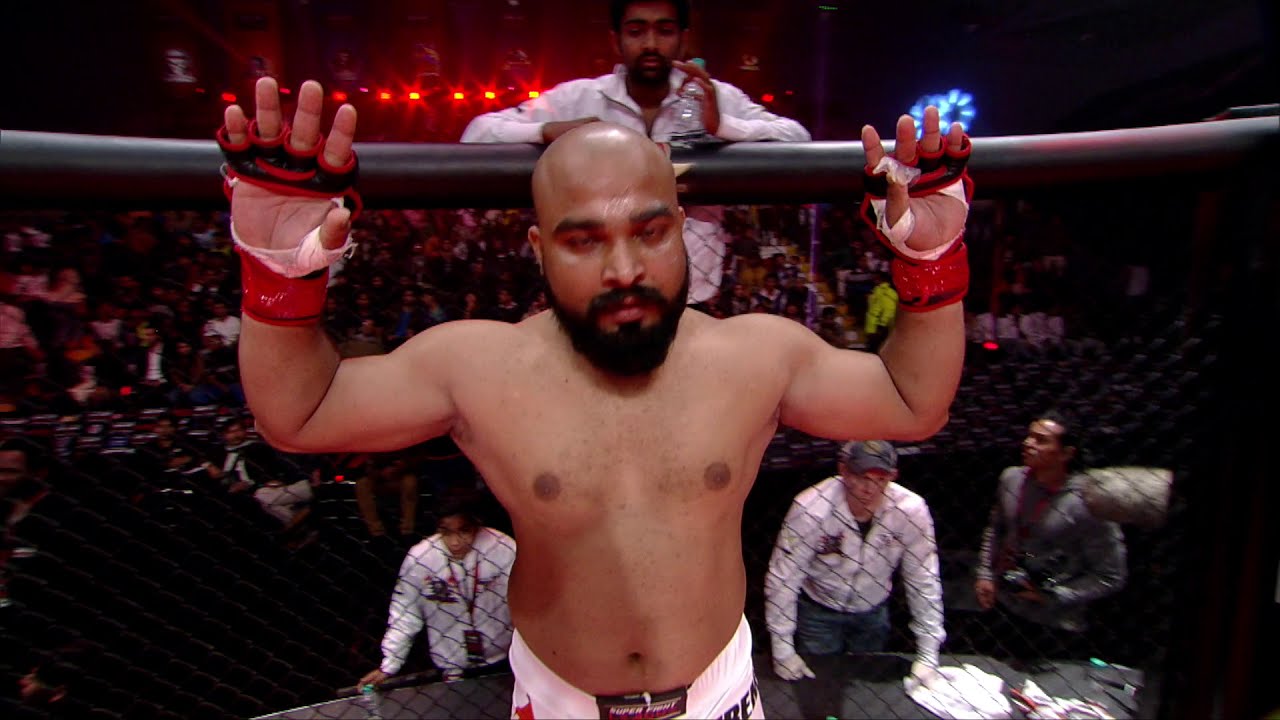 Super Fight League | Yogesh Bharti vs  Gurmeet Singh | Finish with Fire | SFL