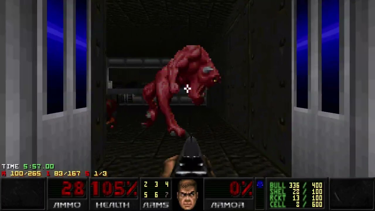 Doom: Moenai Hai Ultra-Violence First Playthrough (1440p60)