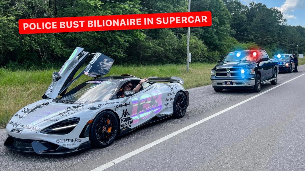 POLICE PULL OVER BILLIONAIRE MIKE AND HE ARGUES WITH COP… *GUMBALL 3000 Day 5*