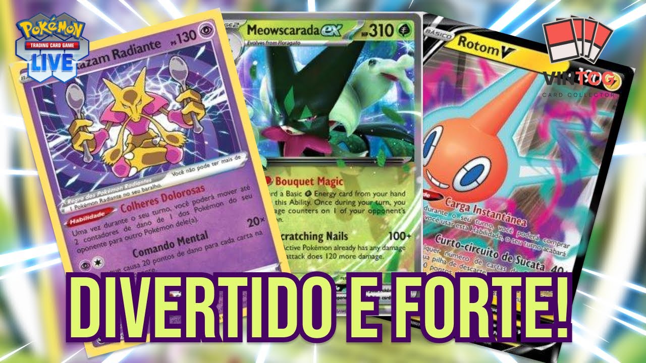 MEOWSCARADA EX É UM BARALHO MAIS FORTE DO QUE VOCÊ ACREDITA! | POKÉMON TCG LIVE