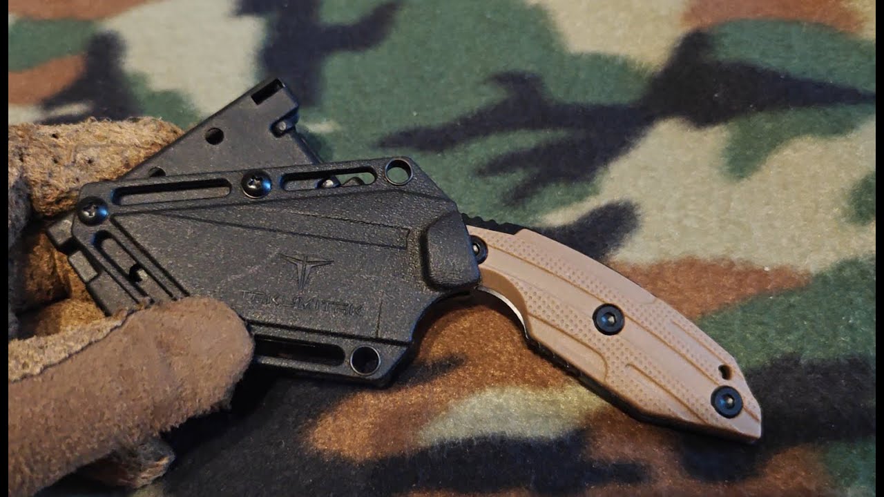 Nóż Takumitak Muted - Black/Coyote Brown z kaburą