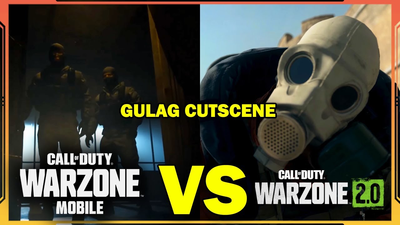 GULAG Cutscene Gameplay - Call Of Duty Warzone 2.0 VS Warzone Mobile