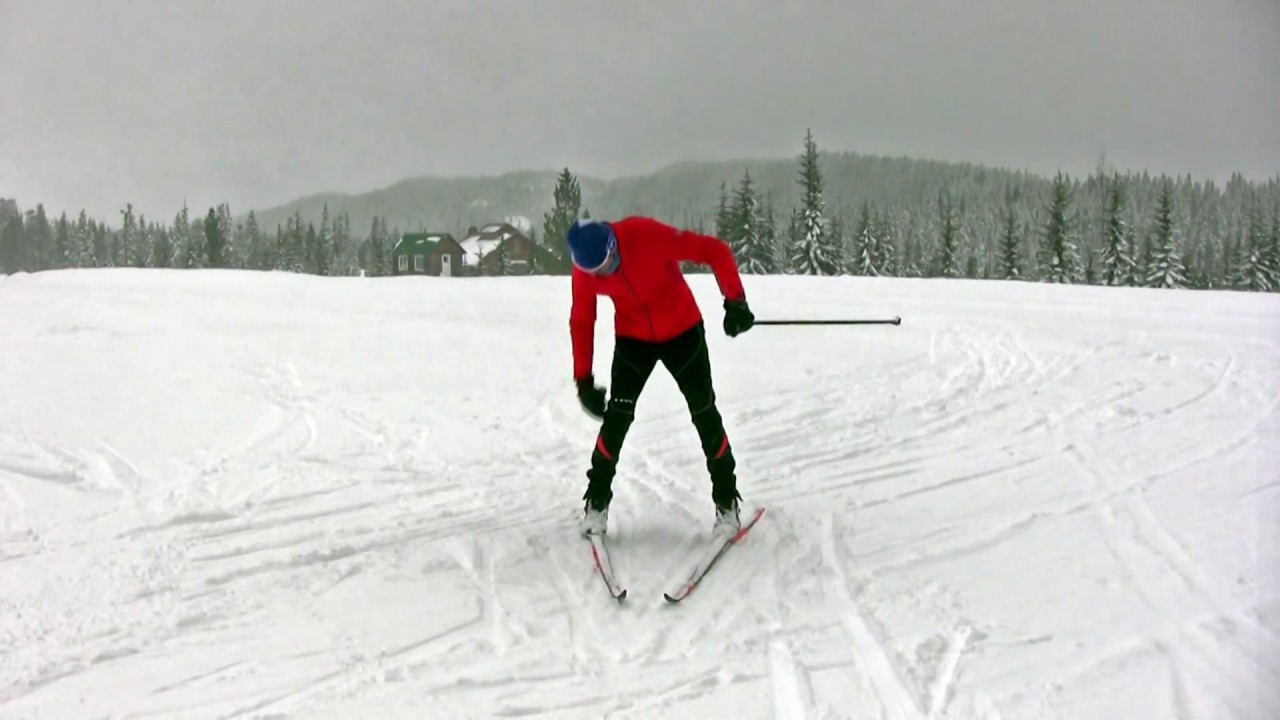 Learn to angulate to improve your downhill ski technique on x-c skis