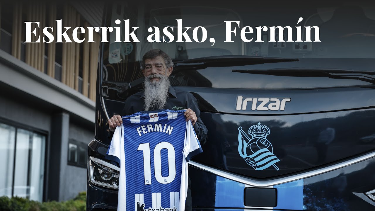 REPORTAJE | Fermín, tú sí que eres un conductor de primera | Real Sociedad