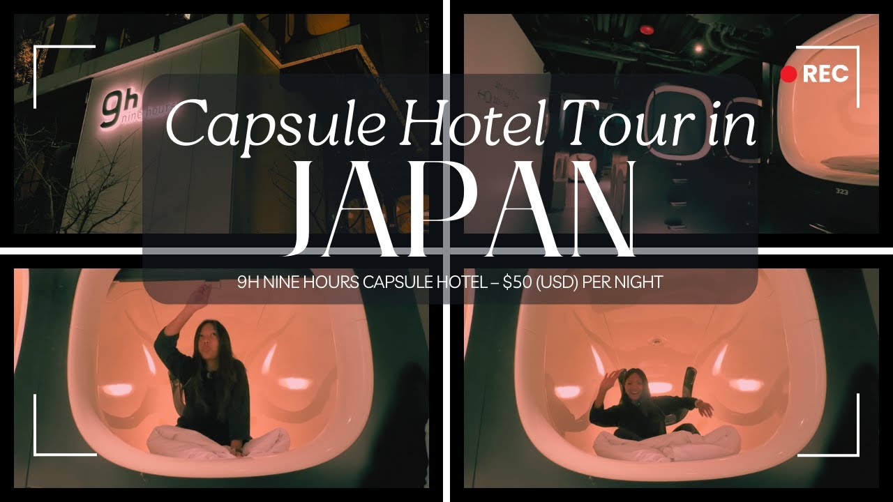 CAPSULE HOTEL TOUR IN TOKYO, JAPAN! -- $50/night