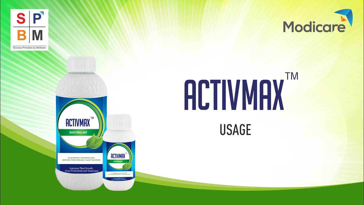 Activmax: Usage