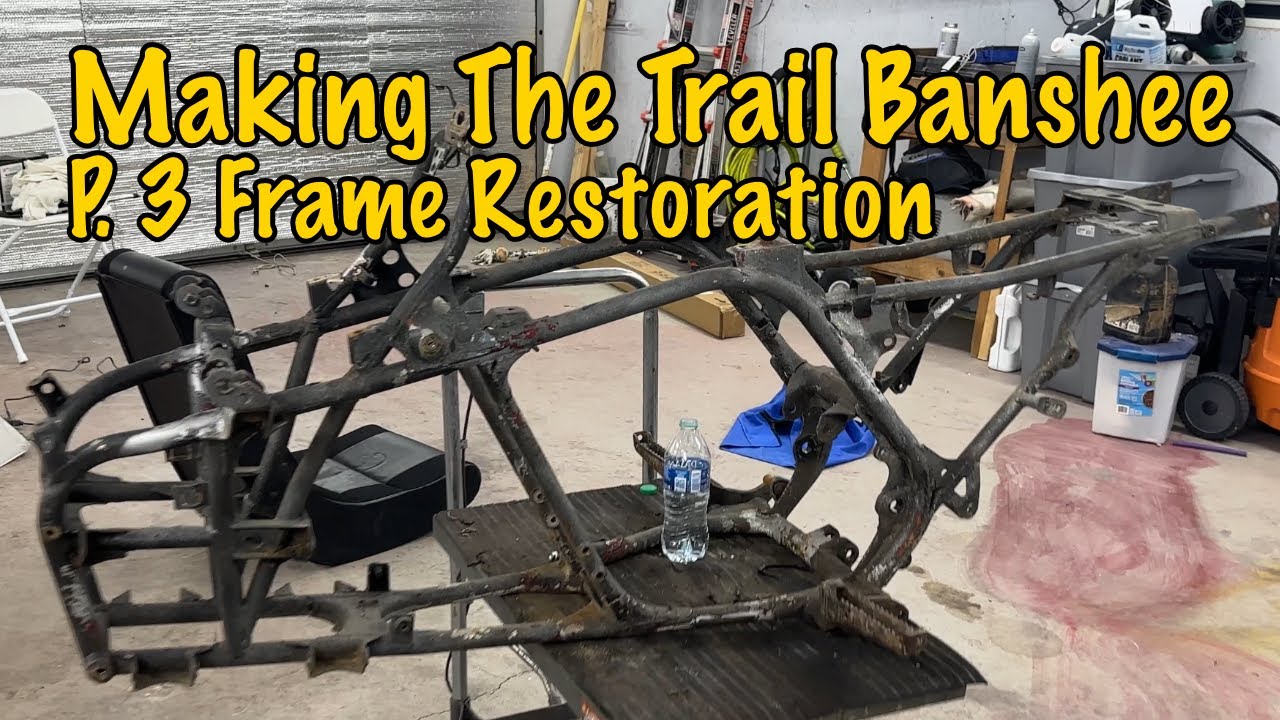 97 Trail Banshee Frame Mod and Powder Coat