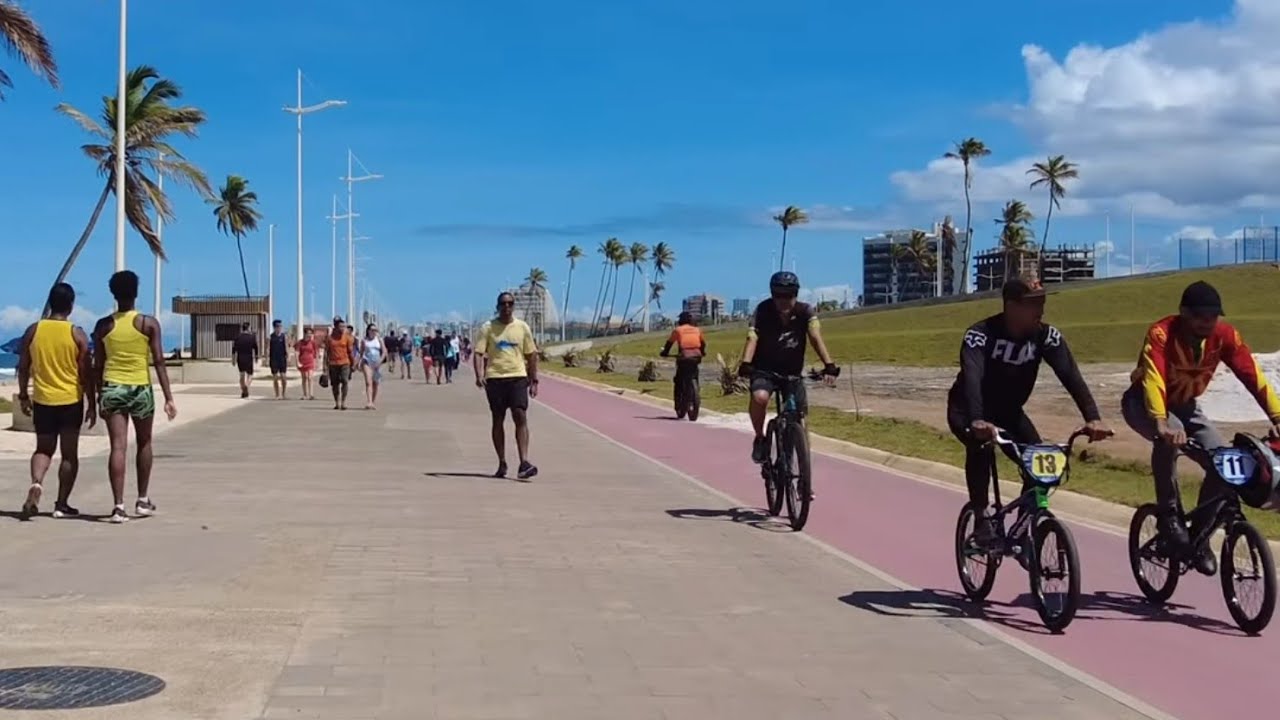 COMO ESTÁ A NOVA ORLA DE PITUAÇU ATÉ AS QUADRAS DA BOCA DO RIO - SALVADOR BAHIA