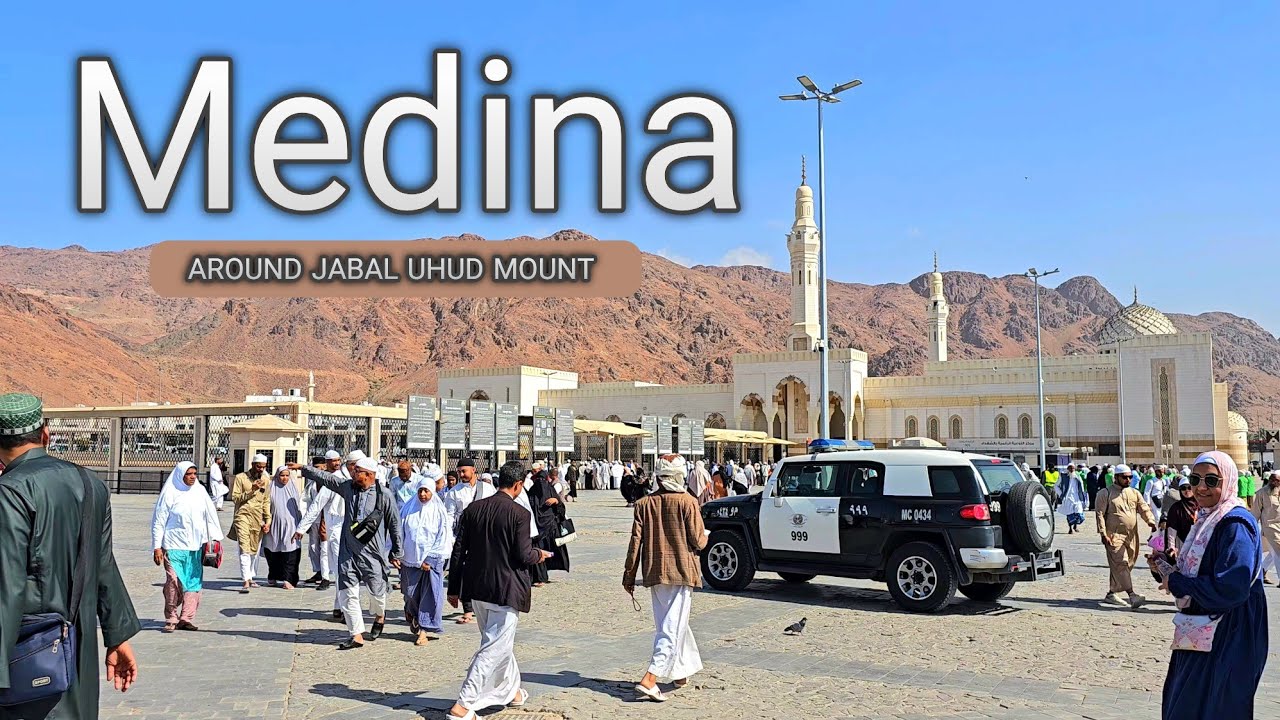 Most Beautiful Walk in Medina Around Jabal Uhud Mount 2026 4K 60FPS 