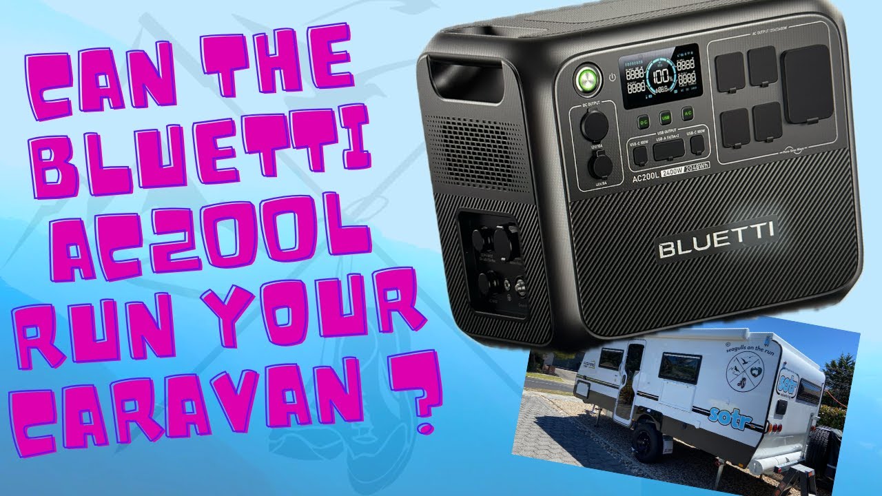 Can the Bluetti AC200L run the caravan straight out of the box?