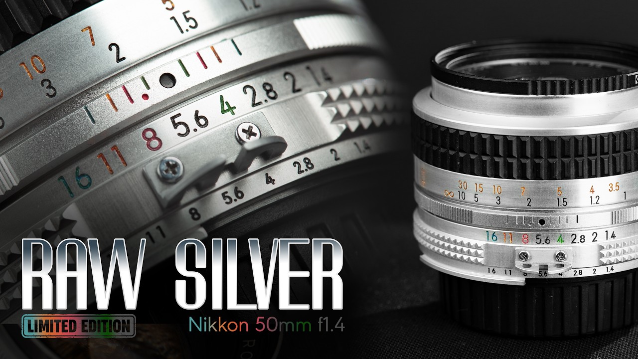 Making Raw Silver Lens | Nikon 50mm f1.4 AI Restoration & Metal Finish