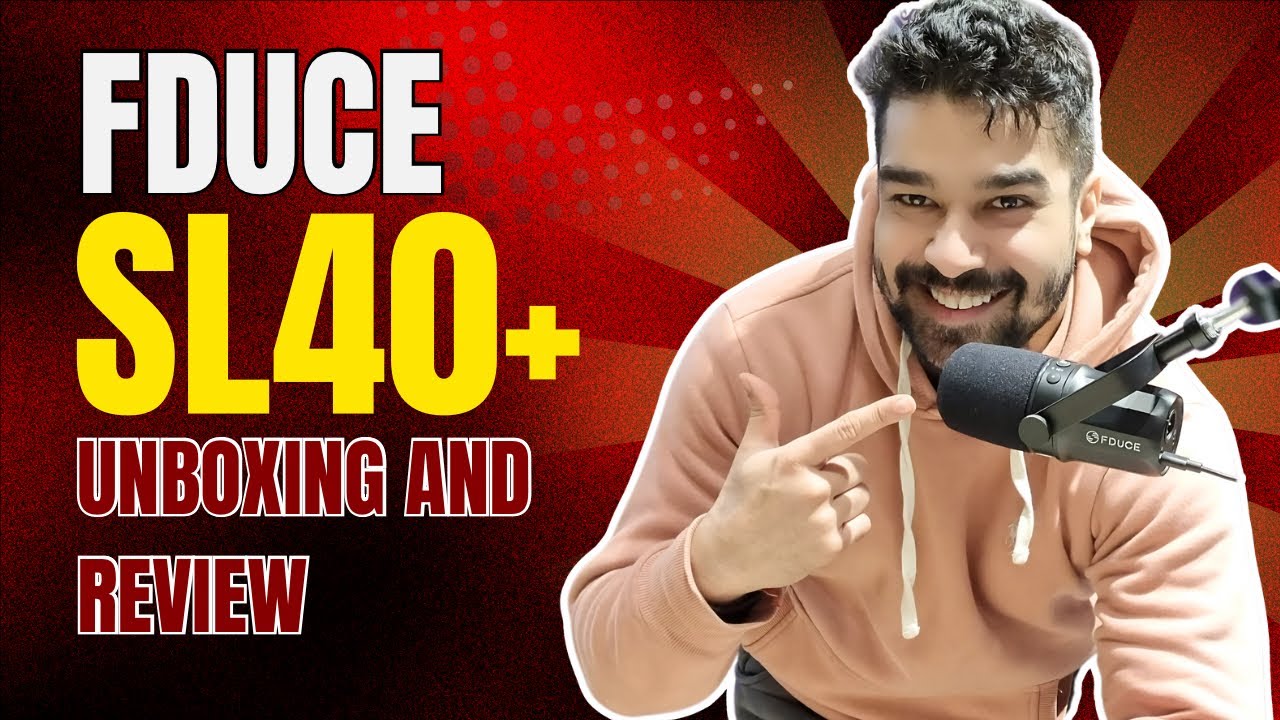 FDUCE SL40+ Mic | Unboxing and Review | Best Budget Mic | Gaming and Podcasting