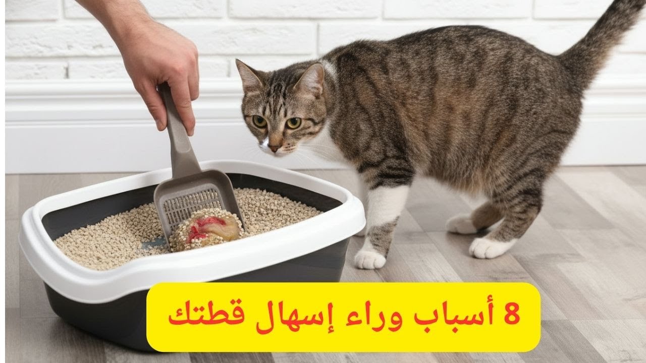 ملف كامل عن إسهال القطط #الاسباب #الاعراض #العلاج