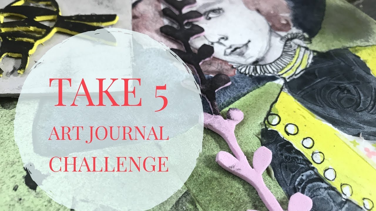 Take 5 Art Journal Challenge #Take5Art