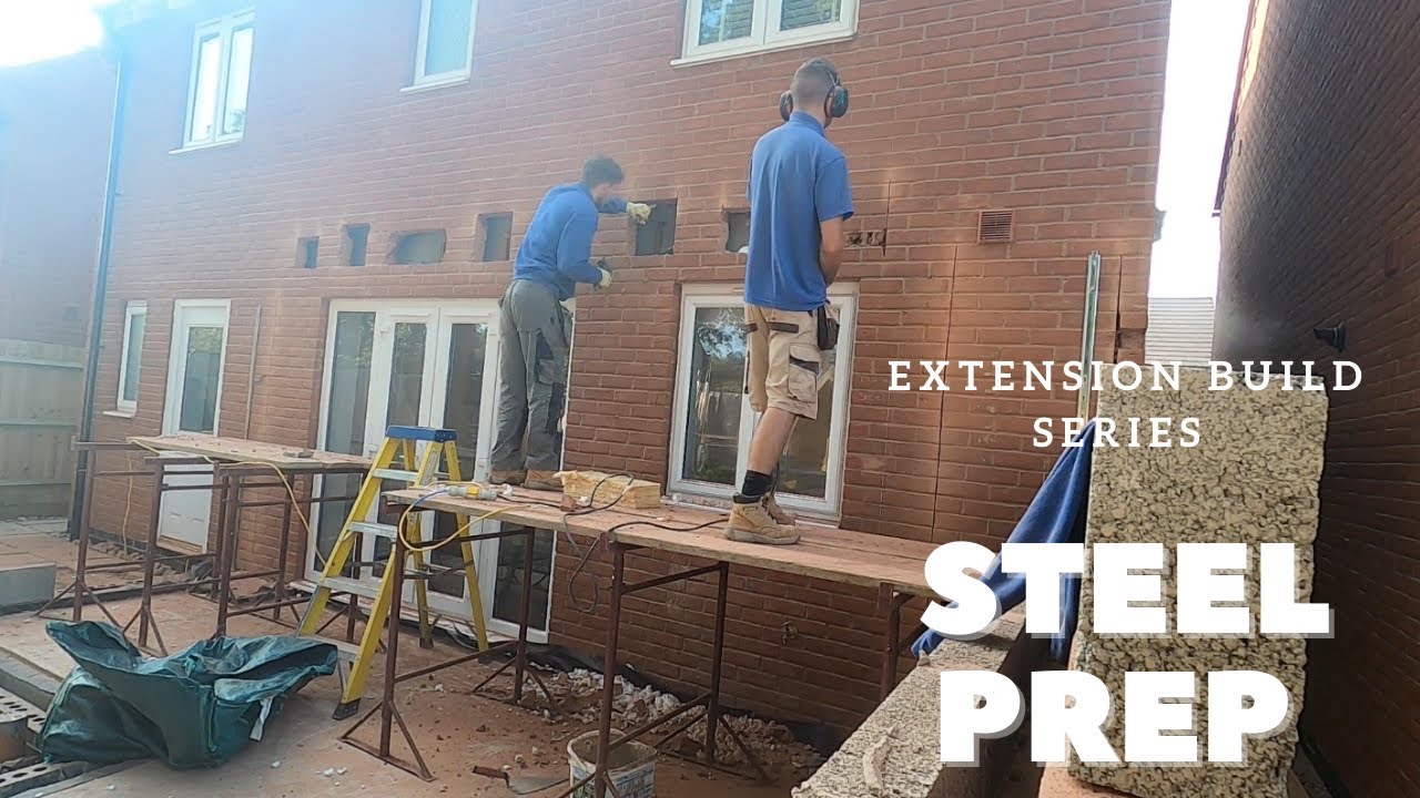 Extension build series- Prepping for 500kg steel