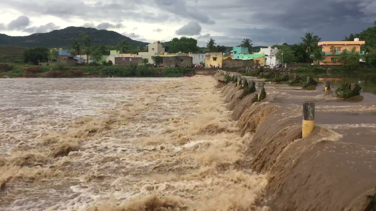 Puttaparthi river | Chitravathi river over flow