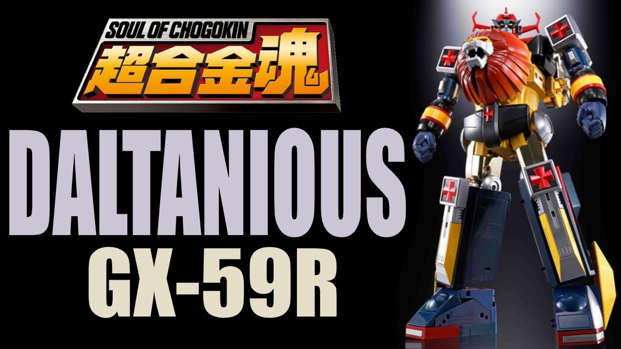 Future Robot Daltanious Soul of Chogokin GX-59R Daltanious video