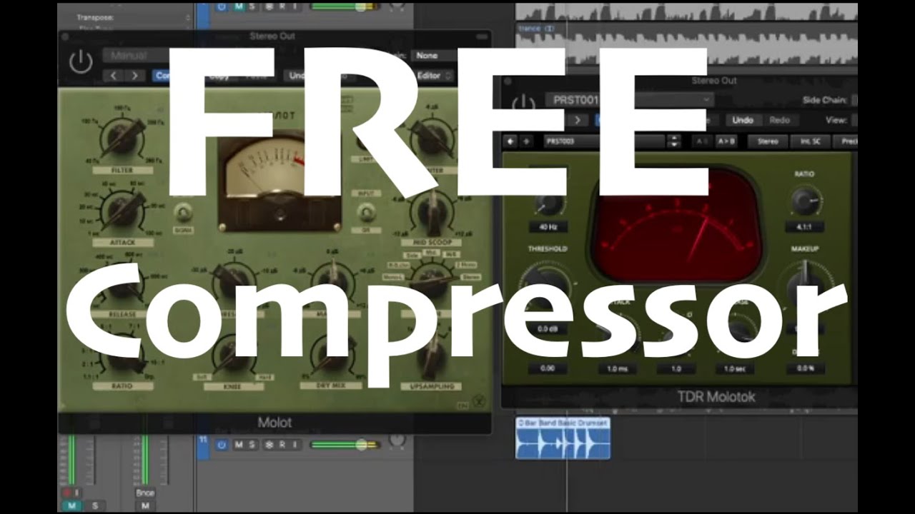 VladG Molot Vs TDR Molotok | Free Compressor Comparison | Free Plugin