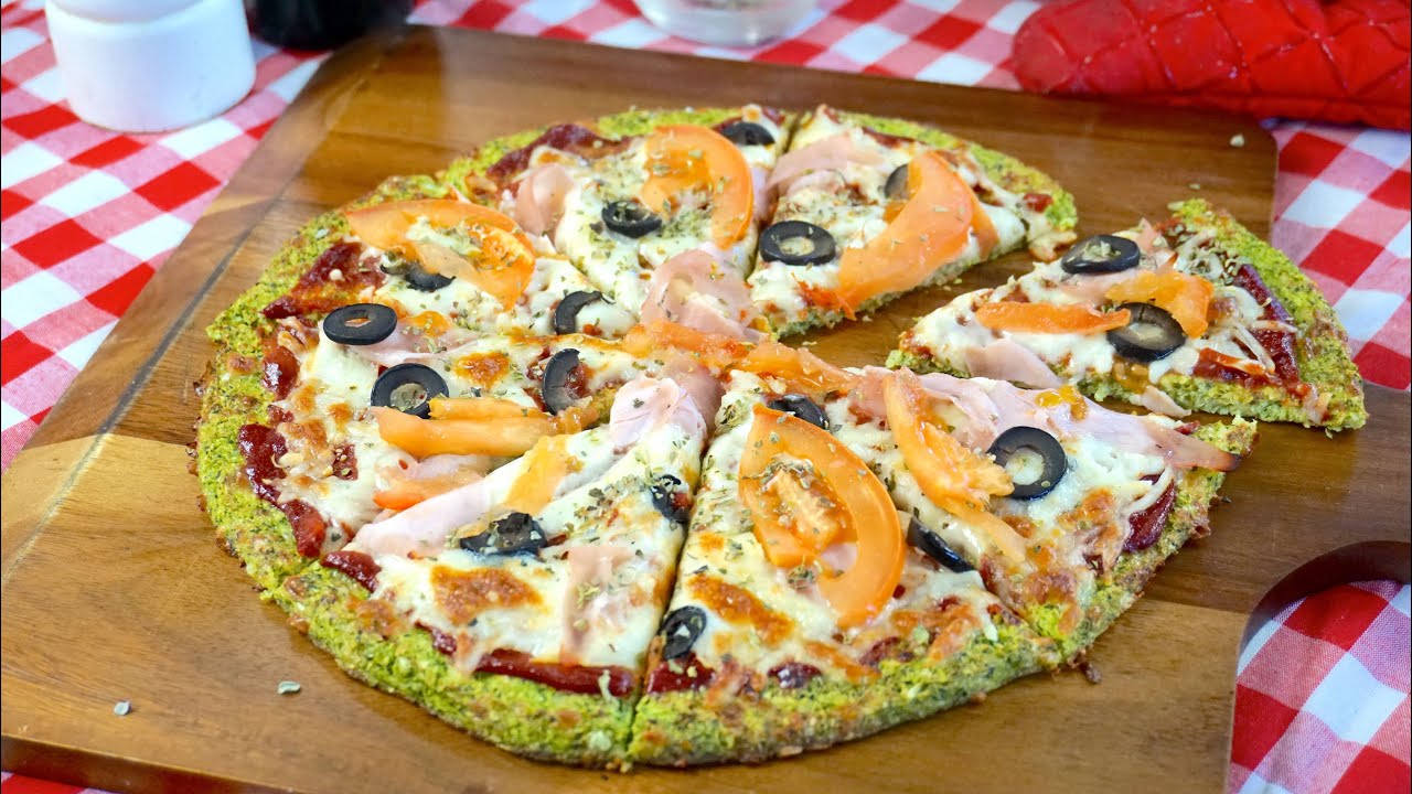 Pizza de brócoli | Fácil y saludable