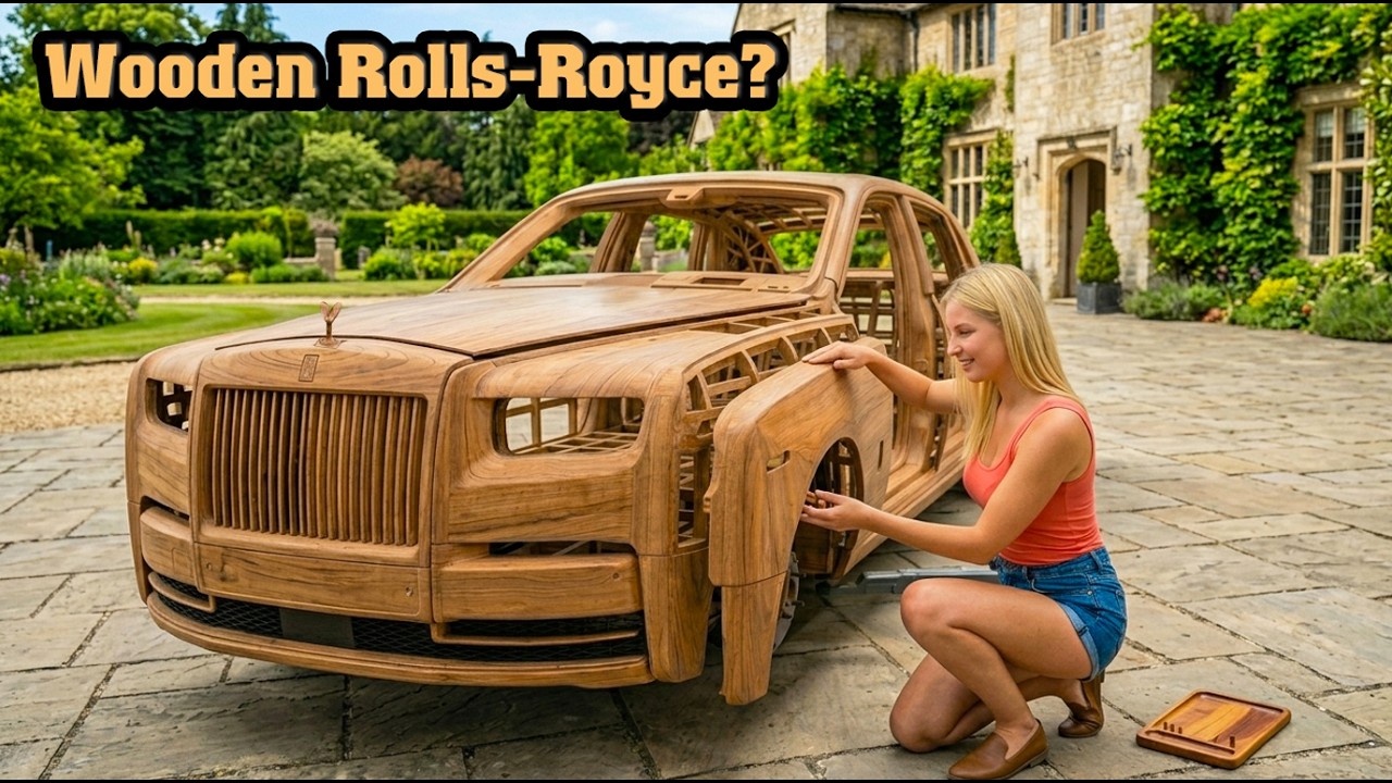 DIY Wooden Car: I Built a Rolls-Royce from Scratch