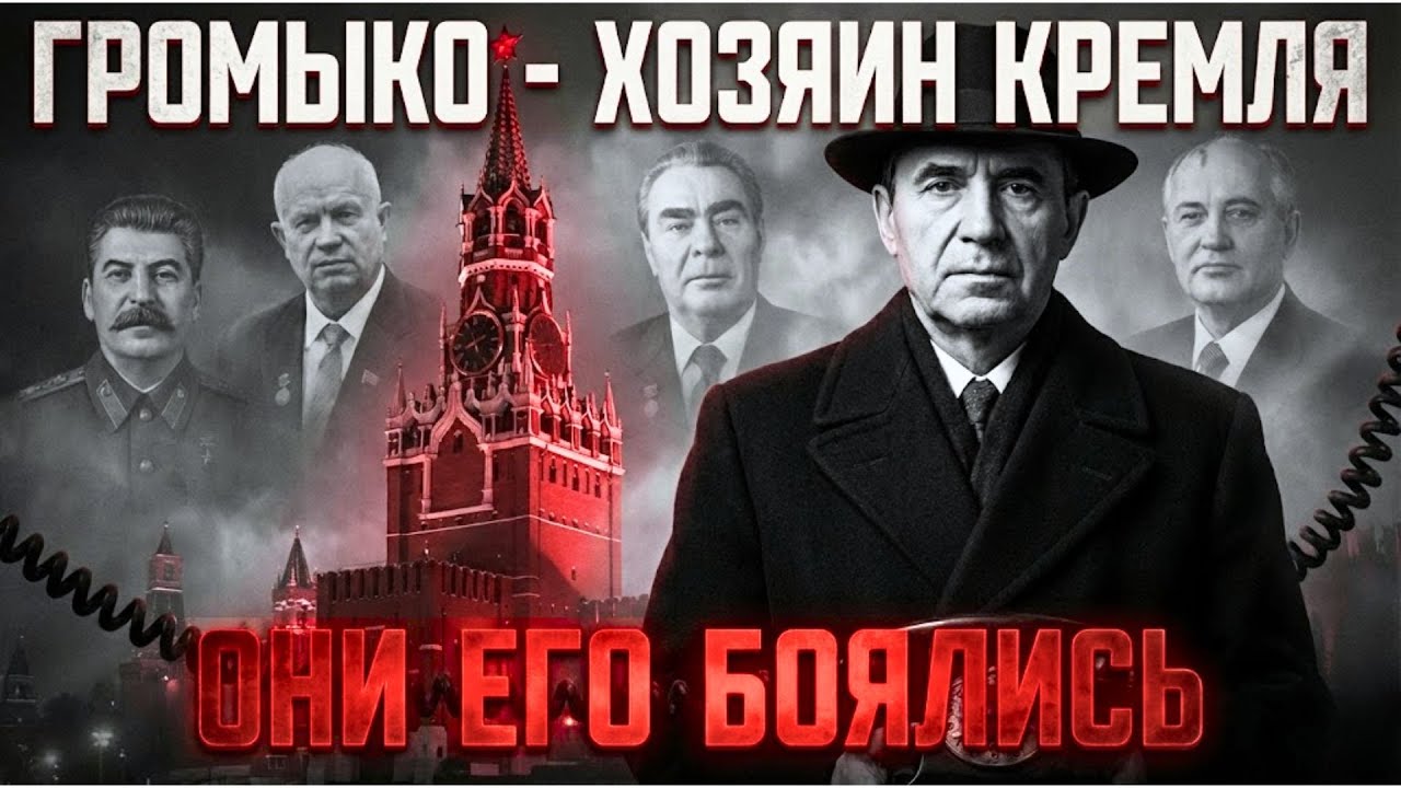 ГРОМЫКО -ХОЗЯИН КРЕМЛЯ. Почему 28 лет БРЕЖНЕВ и ХРУЩЕВ боялись его СЛОВА?