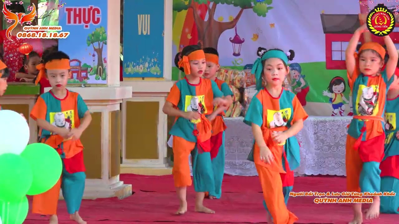 TRẠNG TÍ - NHÓM NHẢY TRƯỜNG MẦM NON ĐÔNG TIẾN - NHẠC MÚA THIẾU NHI SÔI ĐỘNG REMIX