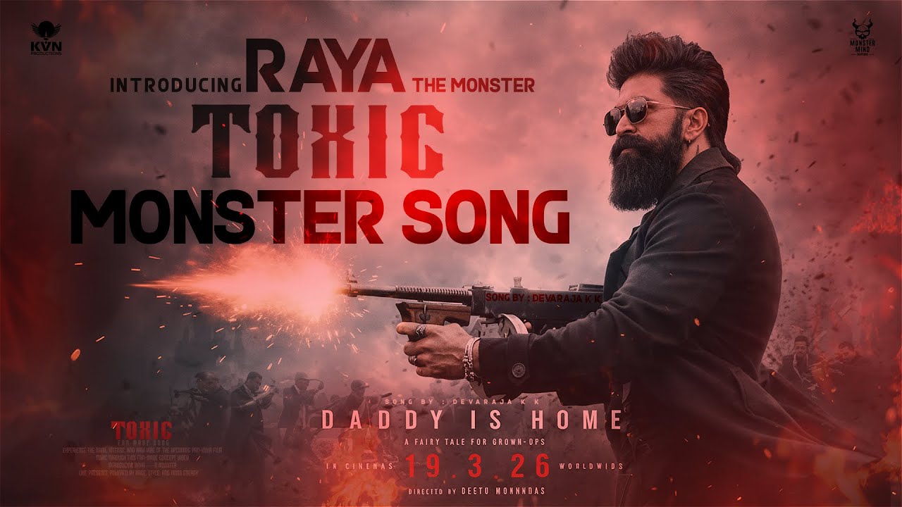 TOXIC: The Monster Song | Introducing RAYA| Rocking Star Yash| Geetu Mohandas| Fan Made #trending