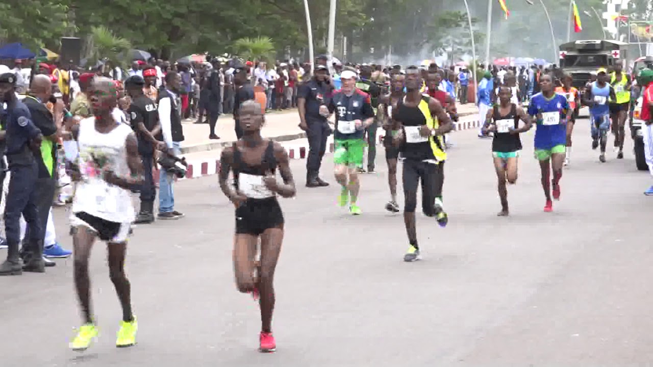 CONGO   SPORT ORGANISATION REUSSIE DU SEMI MARATHON INTERNATIONAL DE BRAZZAVILLE PASCAL GANGA N'DIAY