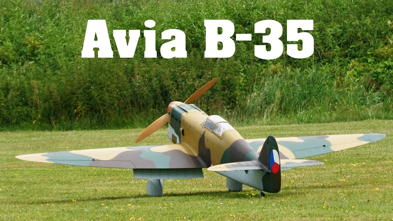 Avia B-35 | scale RC plane | 4K | Jirice 2023