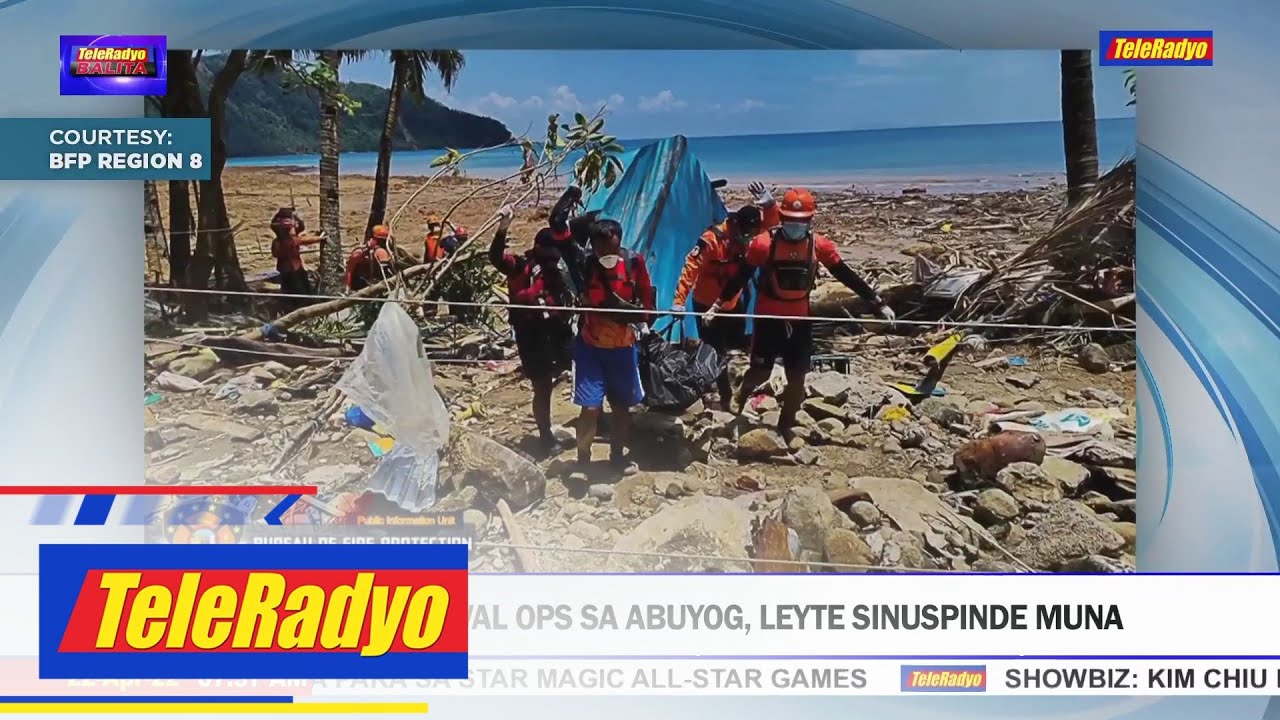 Search and retrieval ops sa Abuyog, Leyte sinuspinde muna | Teleradyo Balita (22 April 2022)