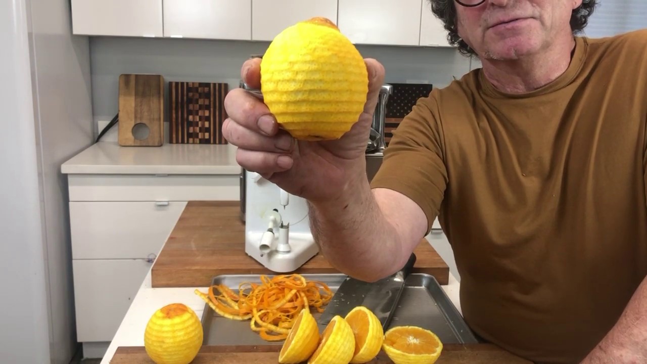 Pure Juicer Founders Video, Automatic Orange Peeler