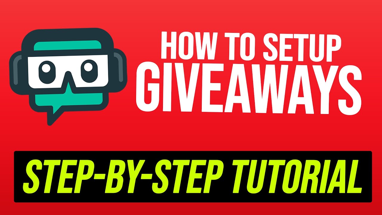 How to Setup Giveaways For Your Stream! (Streamlabs Tutorial)