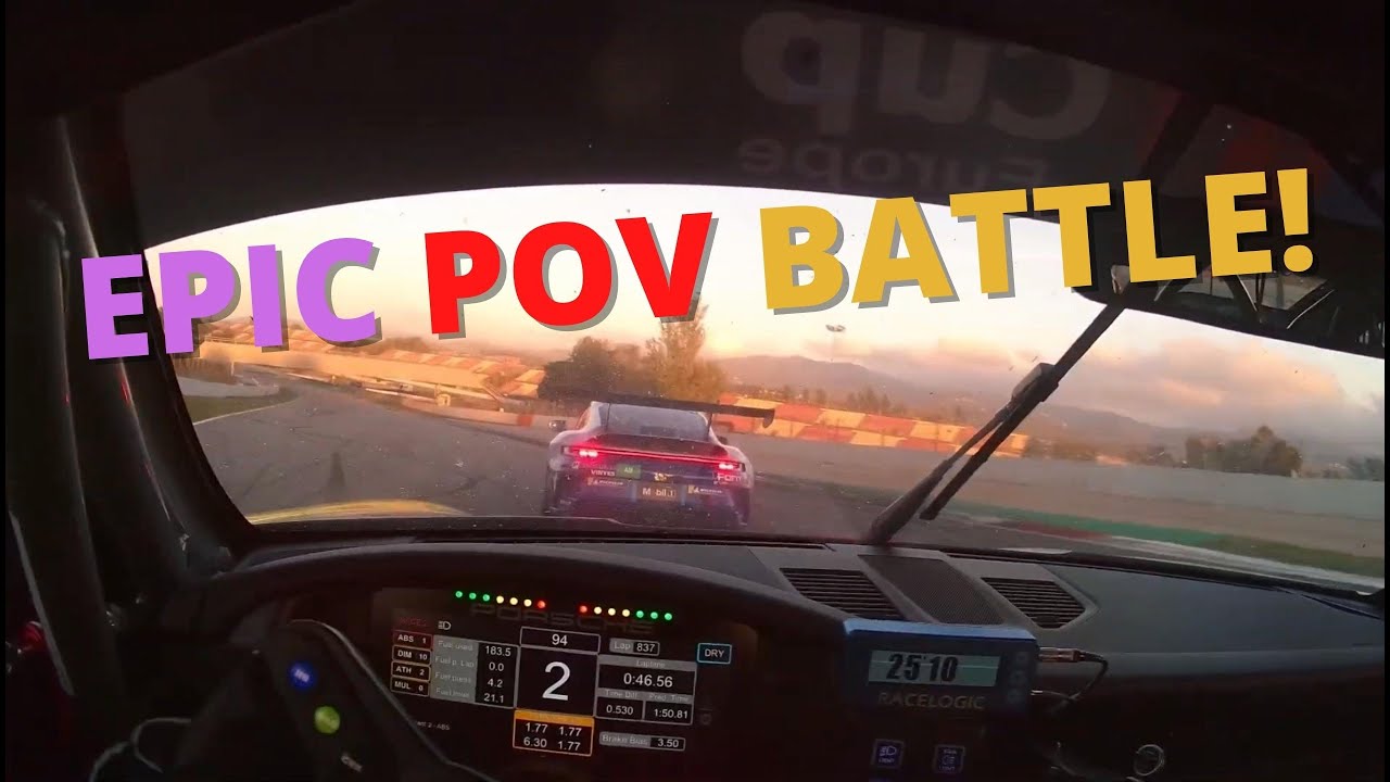 POV Battle at Barcelona - Porsche 992 GT3 Cup